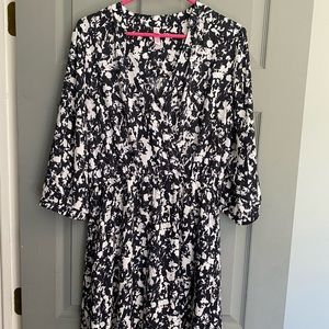 Womens xhilaration faux wrap top dress.